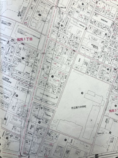 鬼高3丁目18地先鬼高歩道橋下3