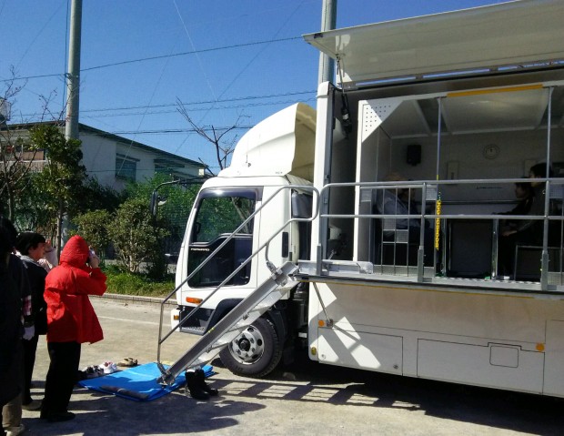 鬼高自治会の防災訓練2