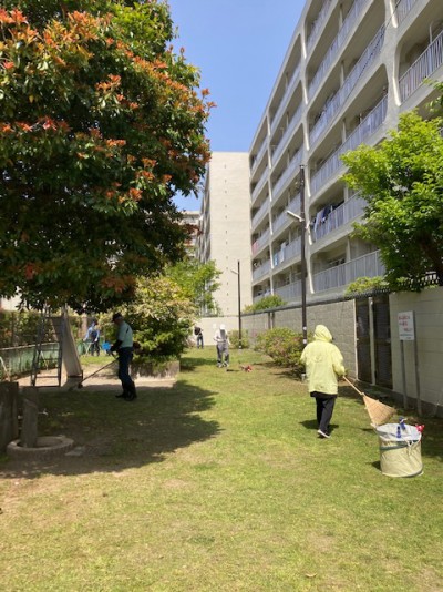 毎月第2日曜日地域の日公園清掃1