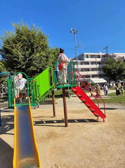 小宮山公園に新たな遊具設置2