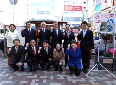 2025新春街頭演説会1