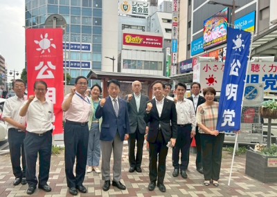 6月定例議会の街頭演説会
